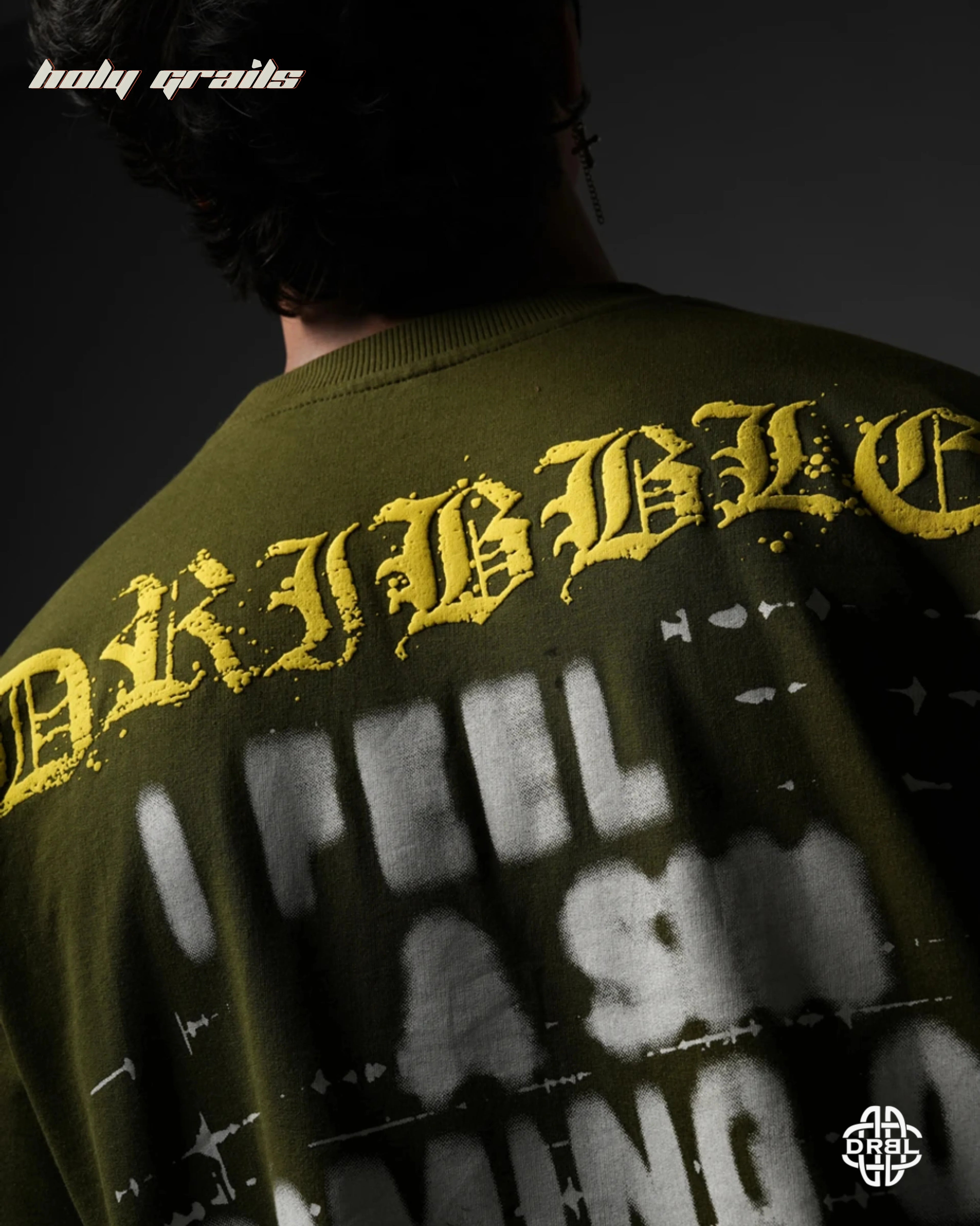 Sniful Shadows Olive Tee HG x DRBL