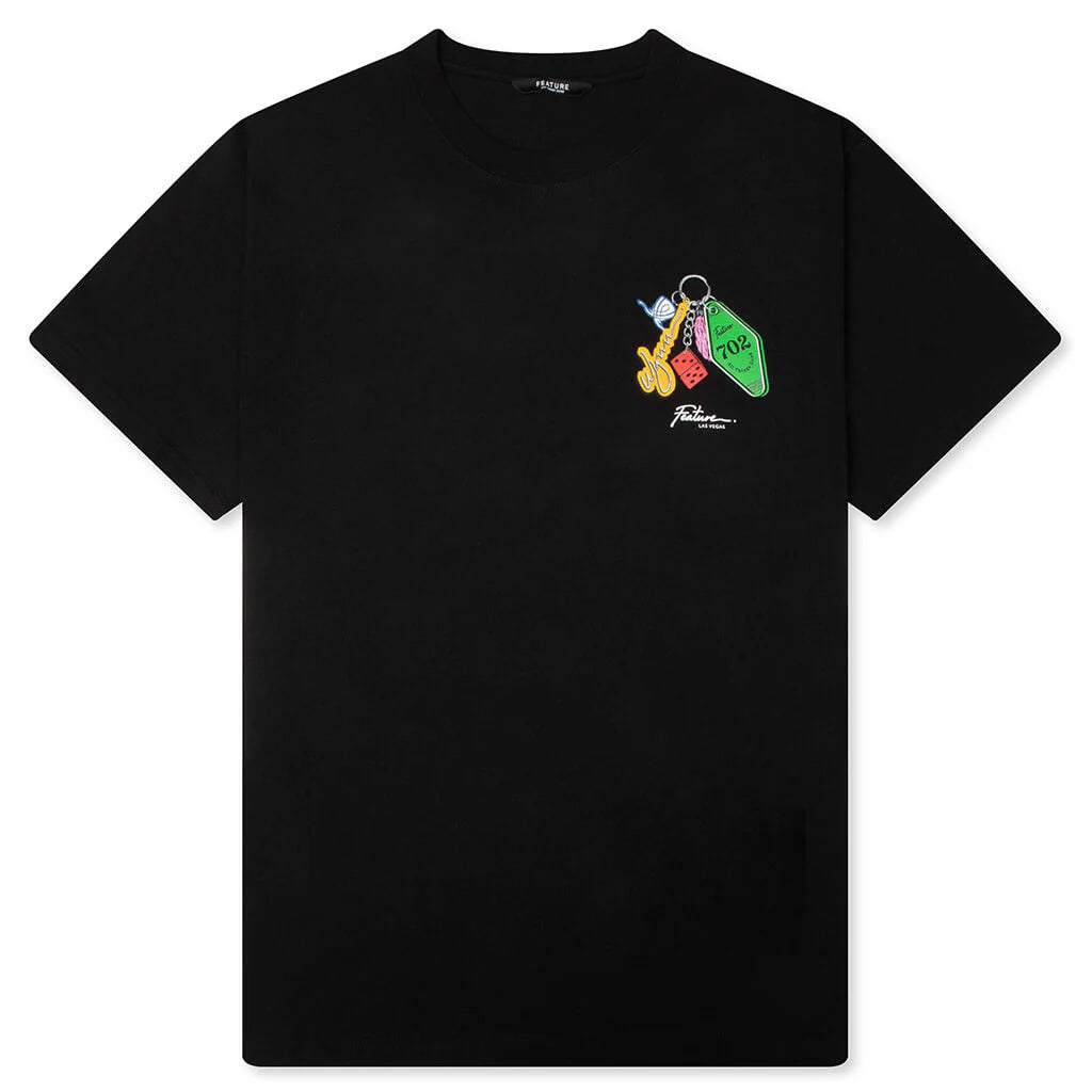 FEATURE x Wynn Keys to the Strip Tee Black