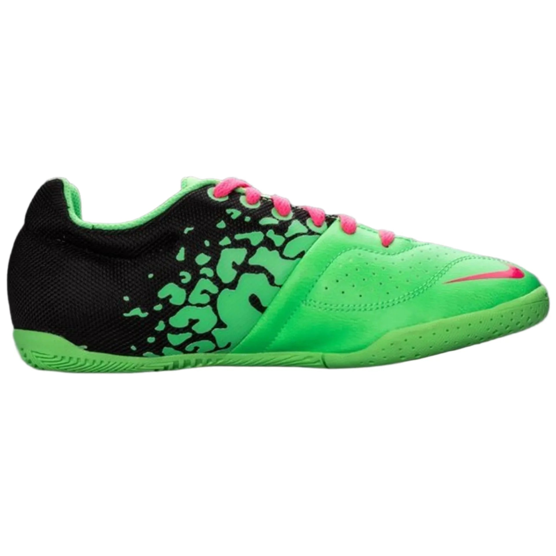 Nike JR Elastico II Indoor Soccer Shoes Lime Pink Flash Black