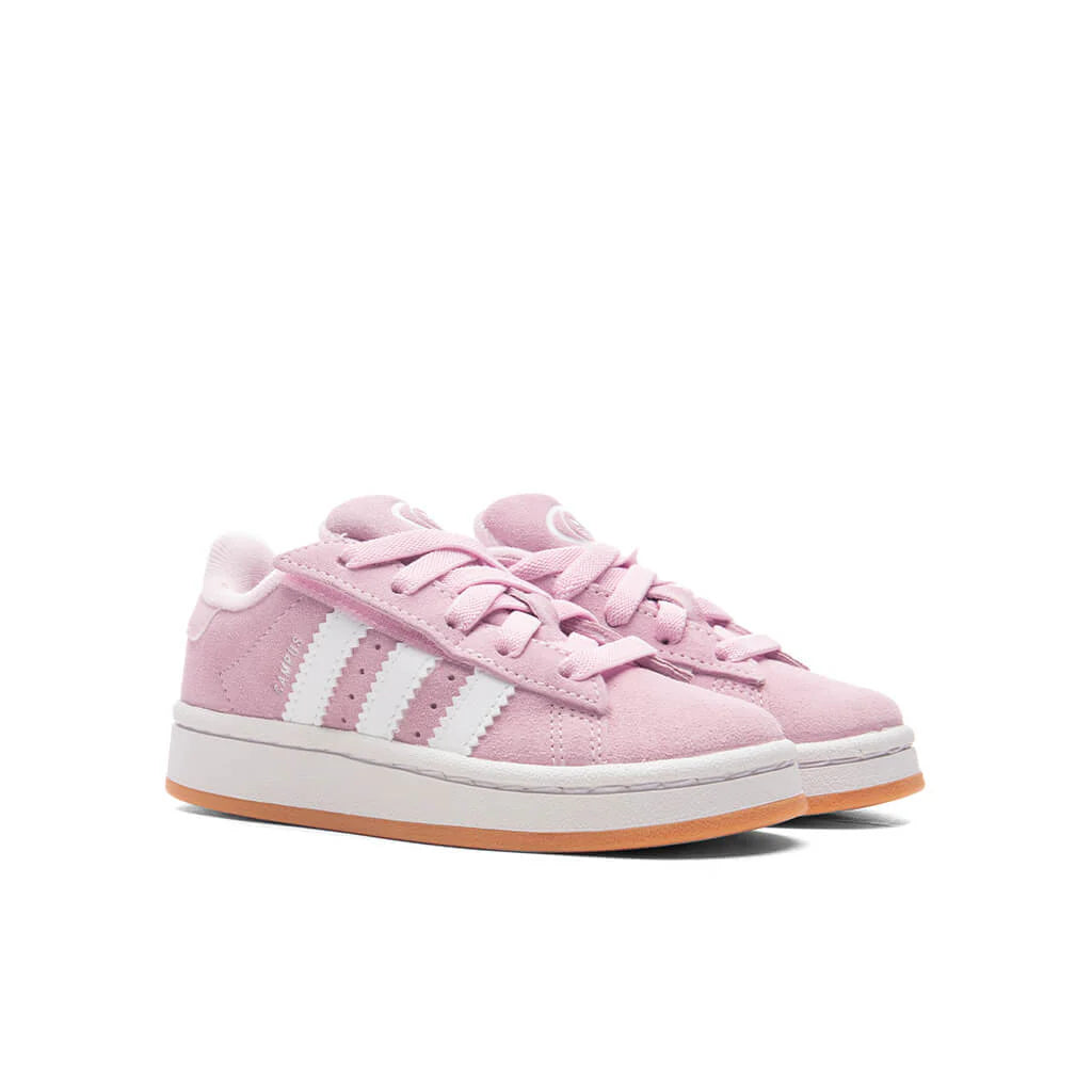 Toddlers Campus 00s Comfort Elastic Lace Clear Pink Cloud White Gum