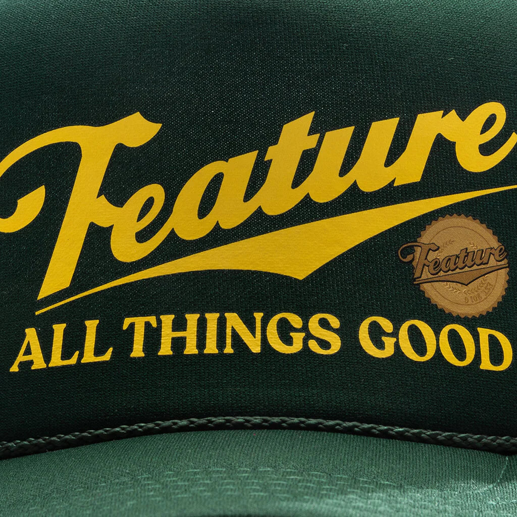 Draft Trucker Hat Dark Green