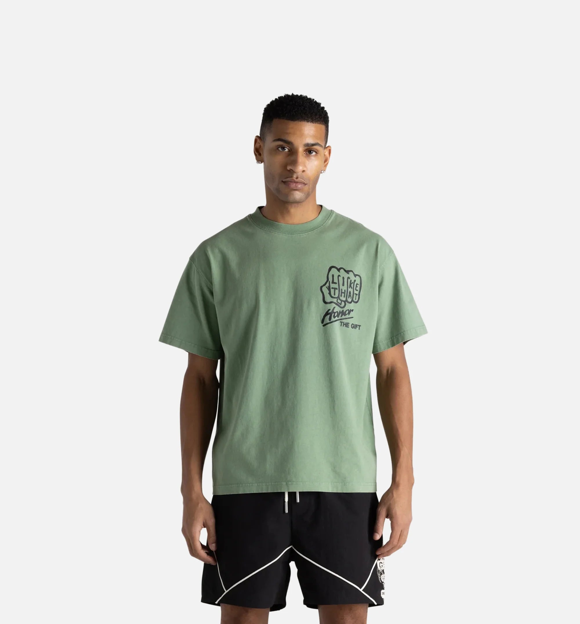 Like That Mens Short Sleeve Shirt Mint