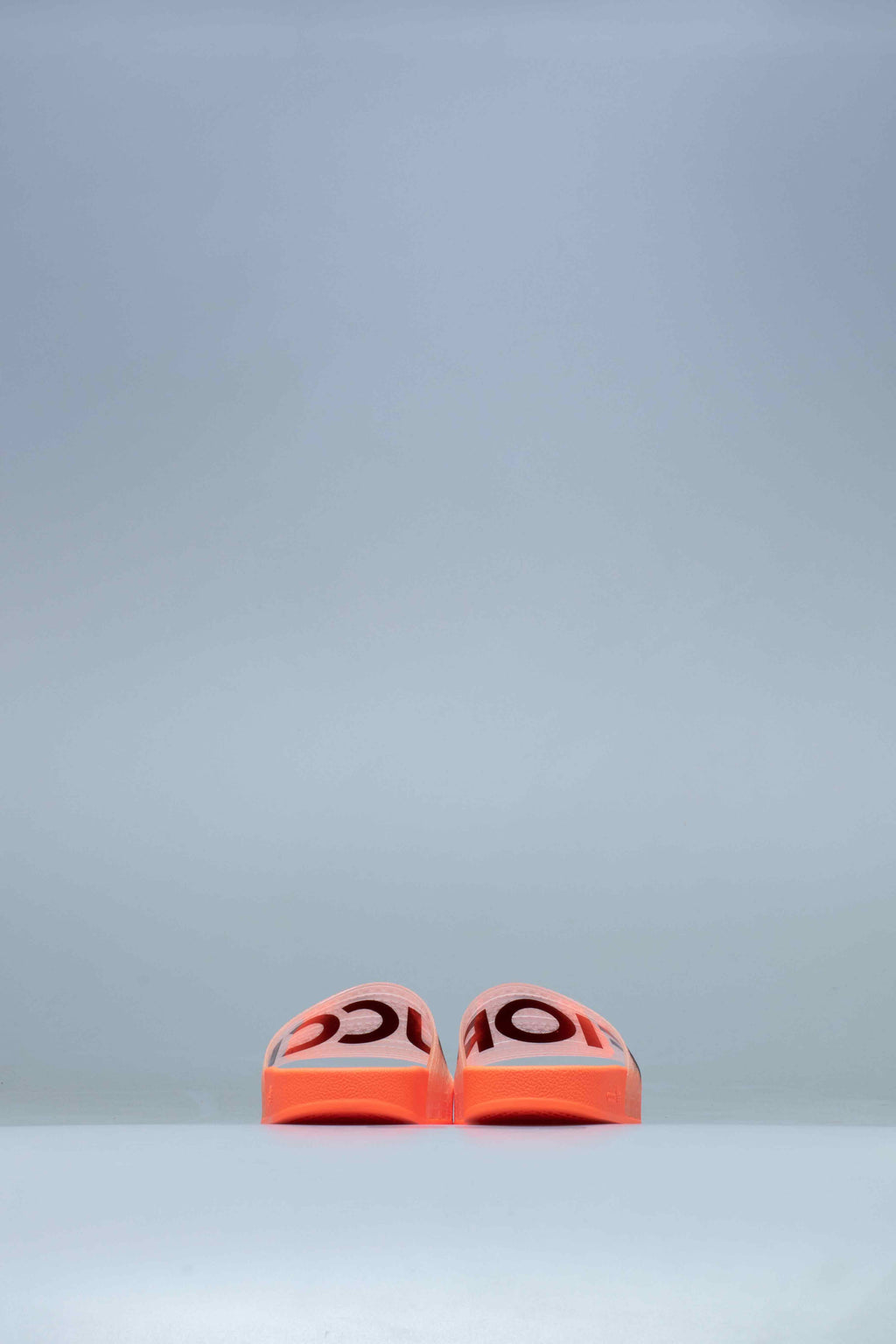 adidas X Fiorucci Adilette Womens Slides Solar Orange Solar Gold Black Red