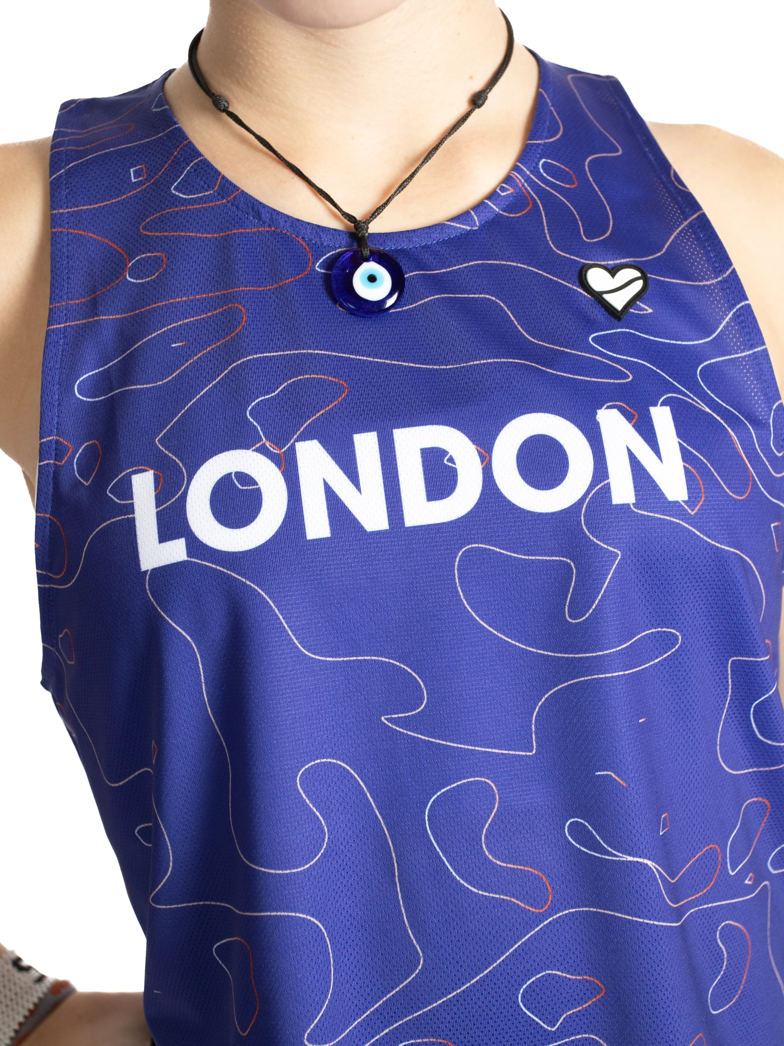 Heartbreak Womens London Crop Singlet