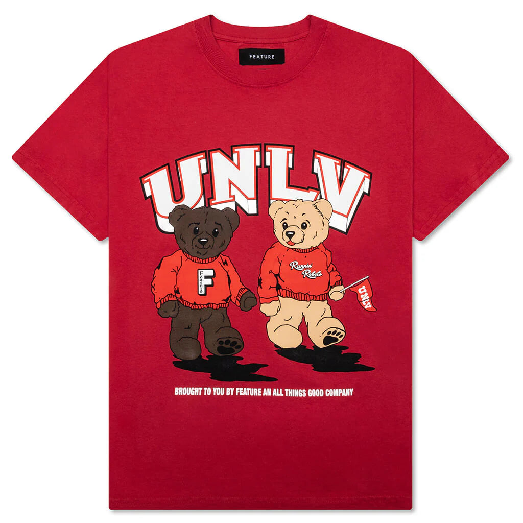 Feature x UNLV Bearly Rebel Tee Scarlet