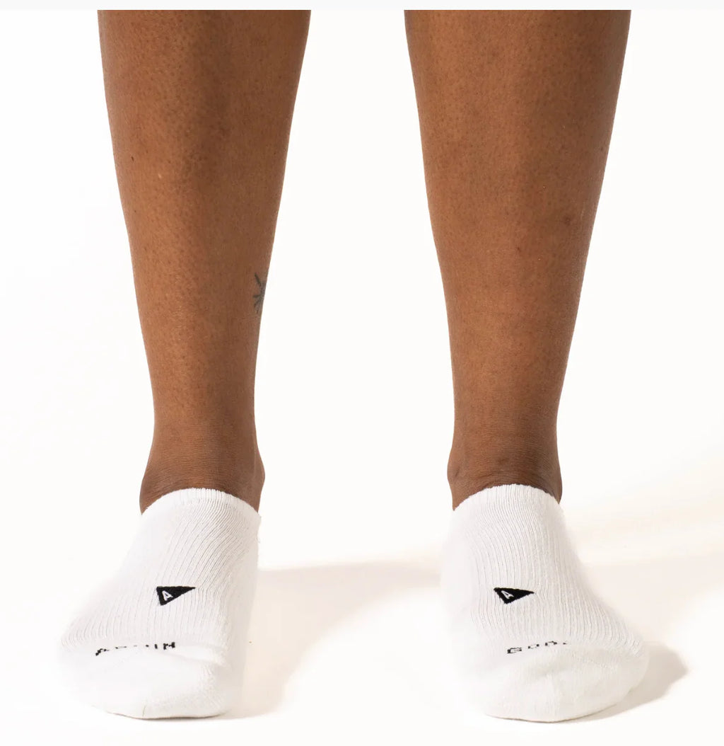 Arvin Goods No Show Socks 3 Pack White