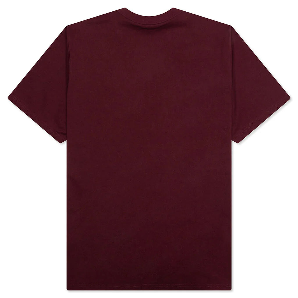 University S S T Shirt Malbec White