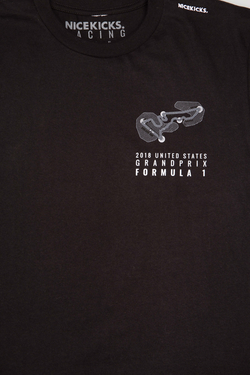 Nice Kicks Formula 1 Race Car Shirt Black Black