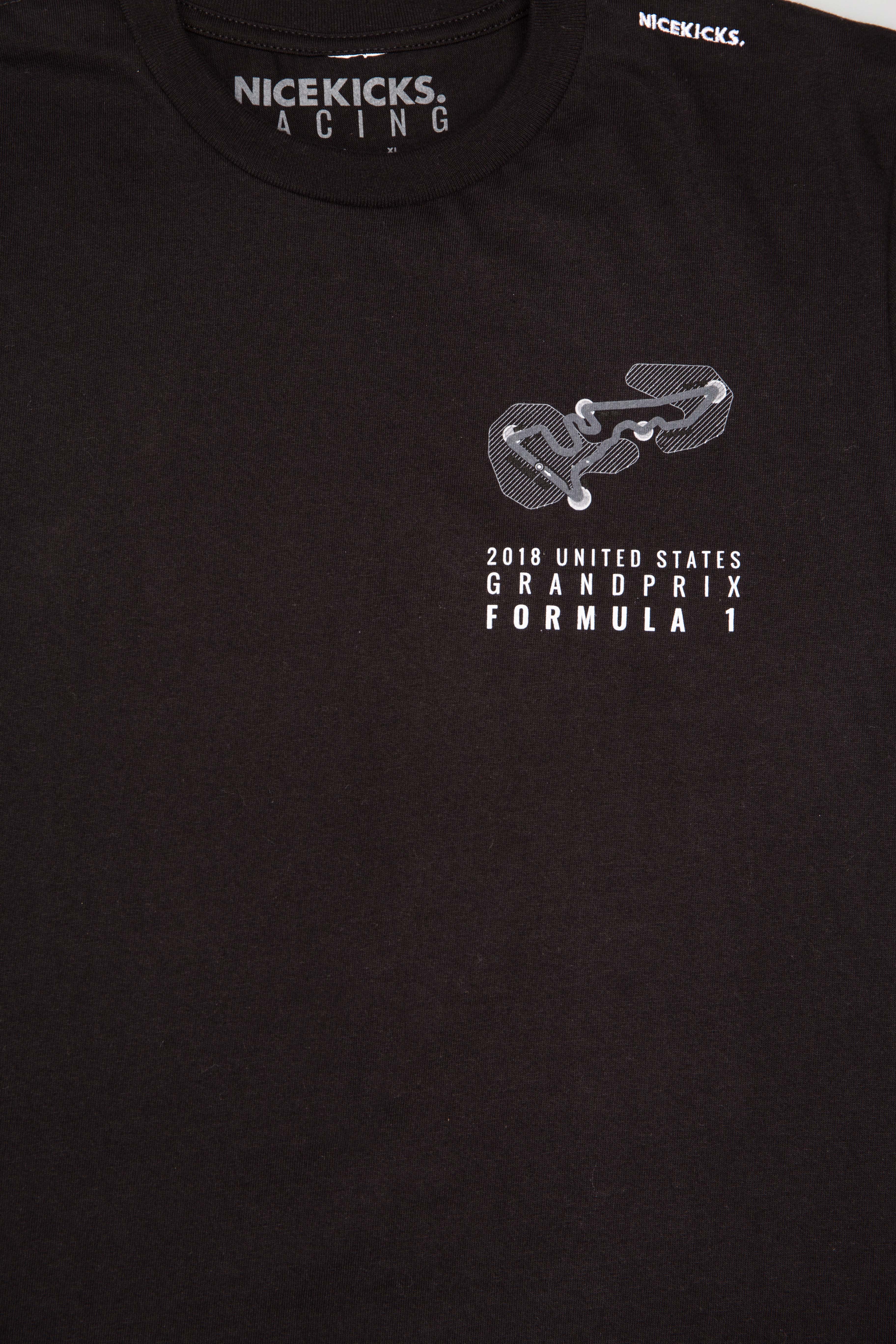 Nice Kicks Formula 1 Race Car Shirt Black Black