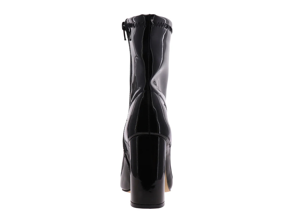 Botines Senties de Charol Negro para Mujer