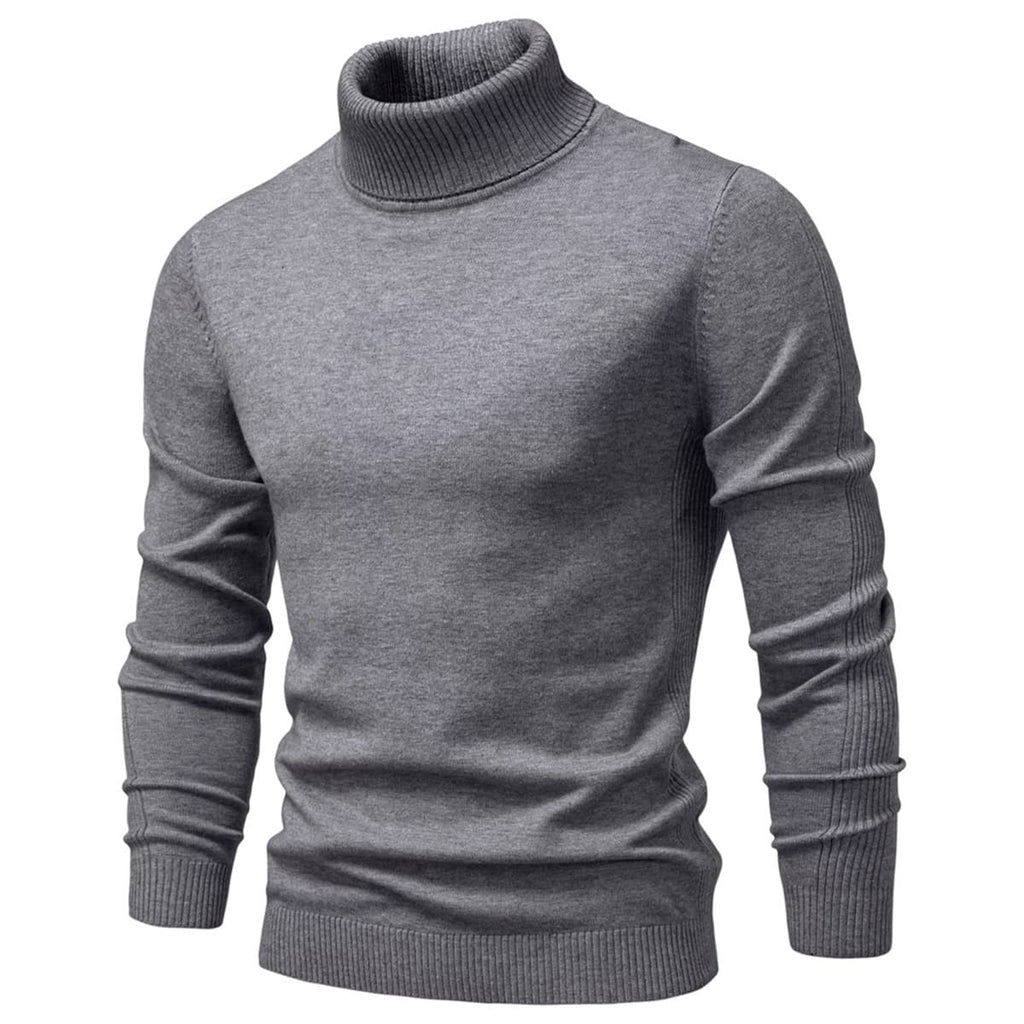 Mens Turtleneck Pullover Sweater