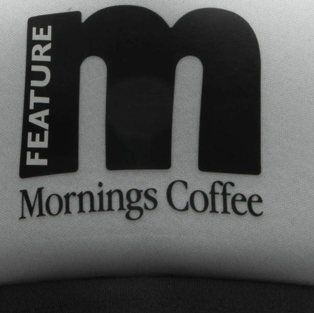 Morning Service Coffee Trucker Black White
