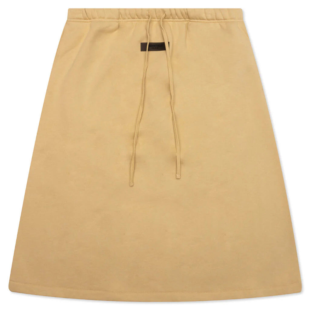 Womens Midlength Skirt Sand