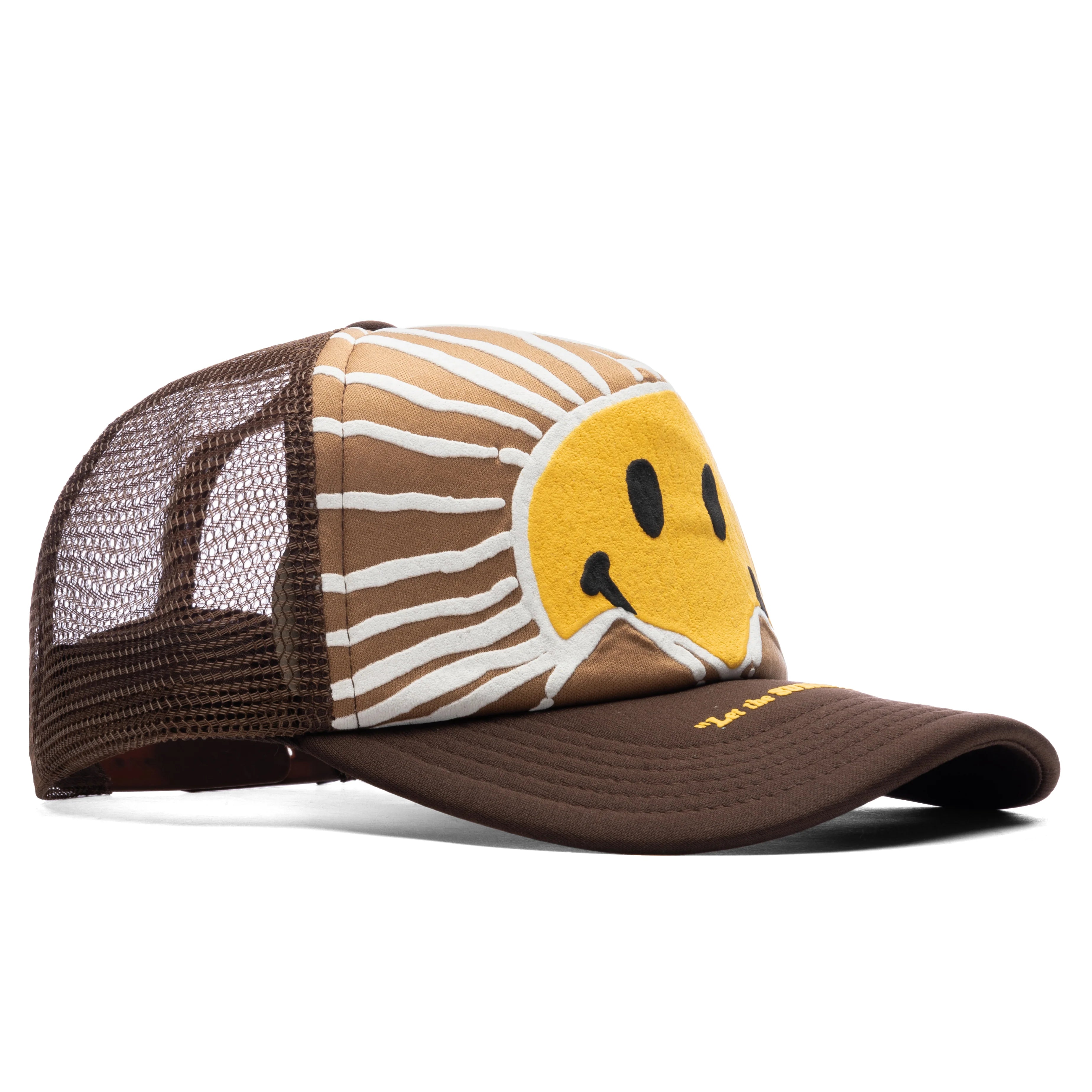 Smiley Sunrise Trucker Hat Acorn