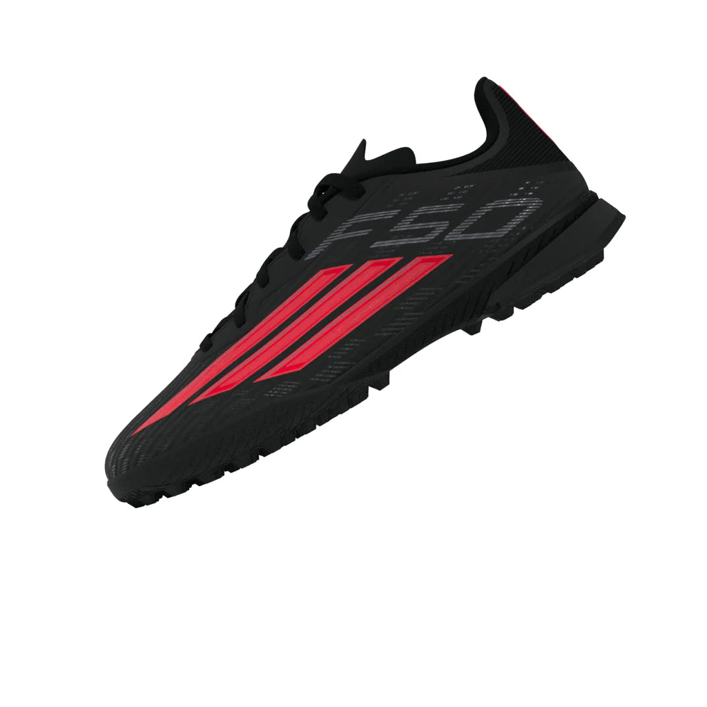 adidas F50 League TF Turf Youth Soccer Cleats Black Red