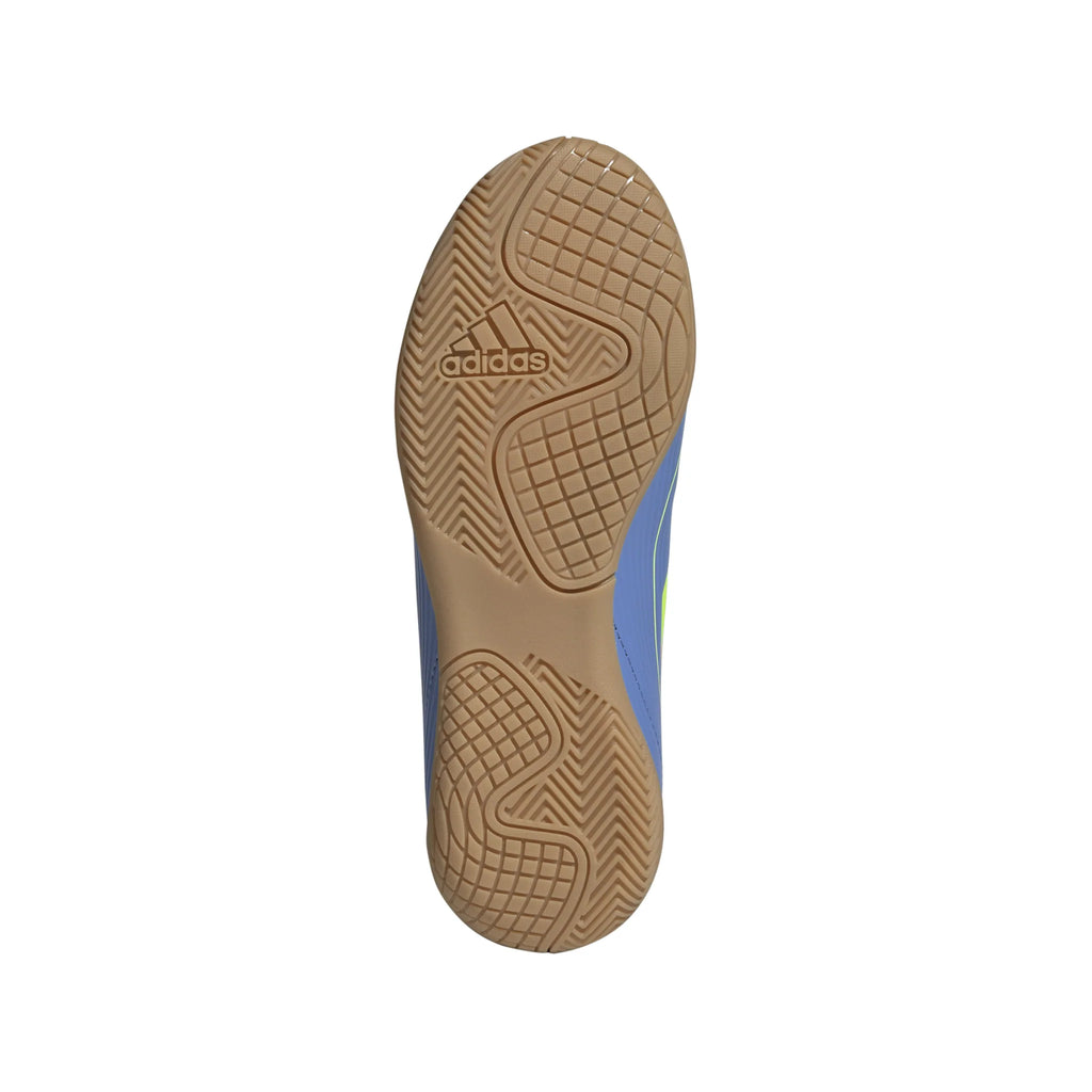 adidas F50 Club Indoor Boots Junior Blue Lemon