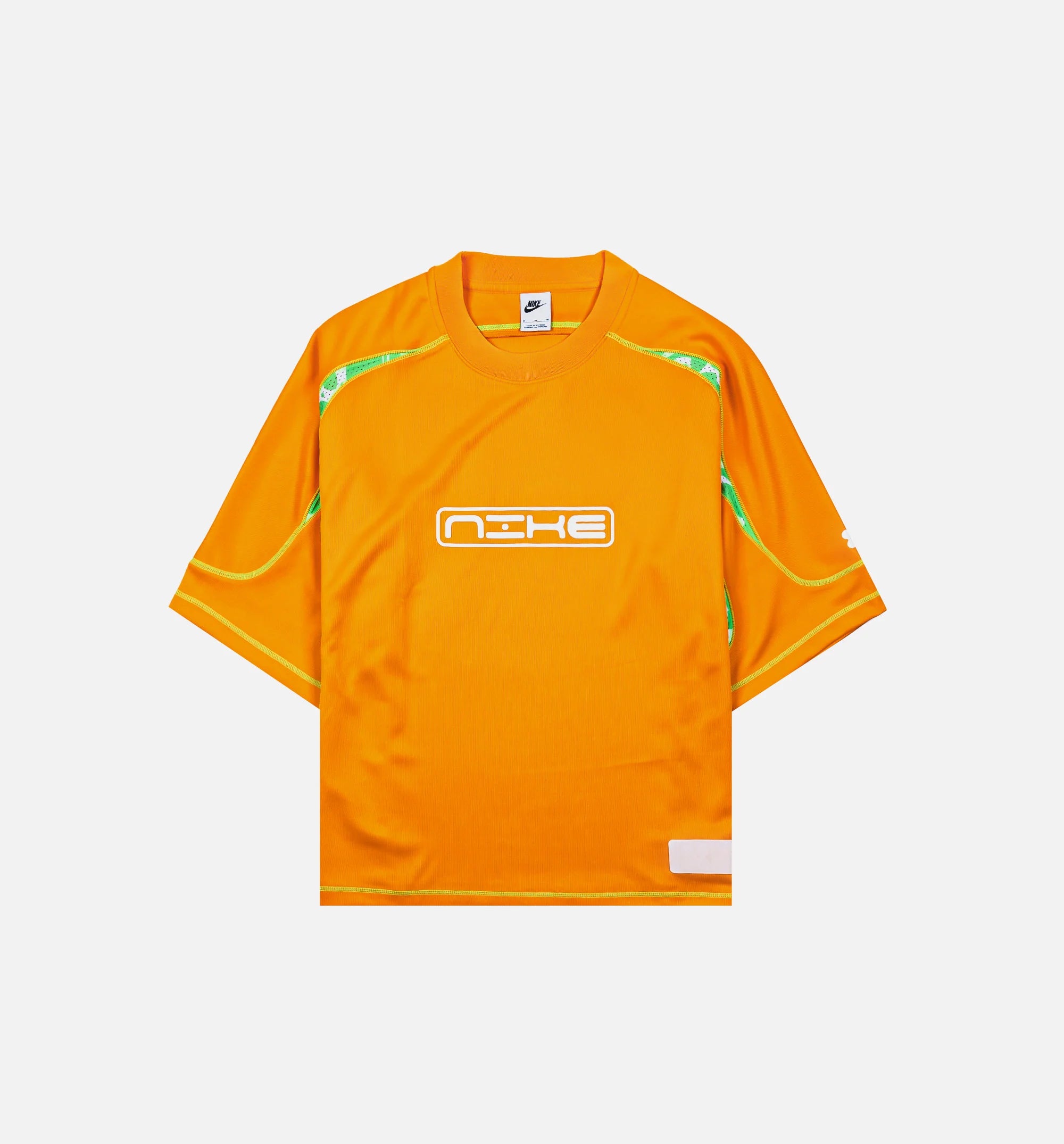 Project Frog Mens Short Sleeve Shirt Orange White