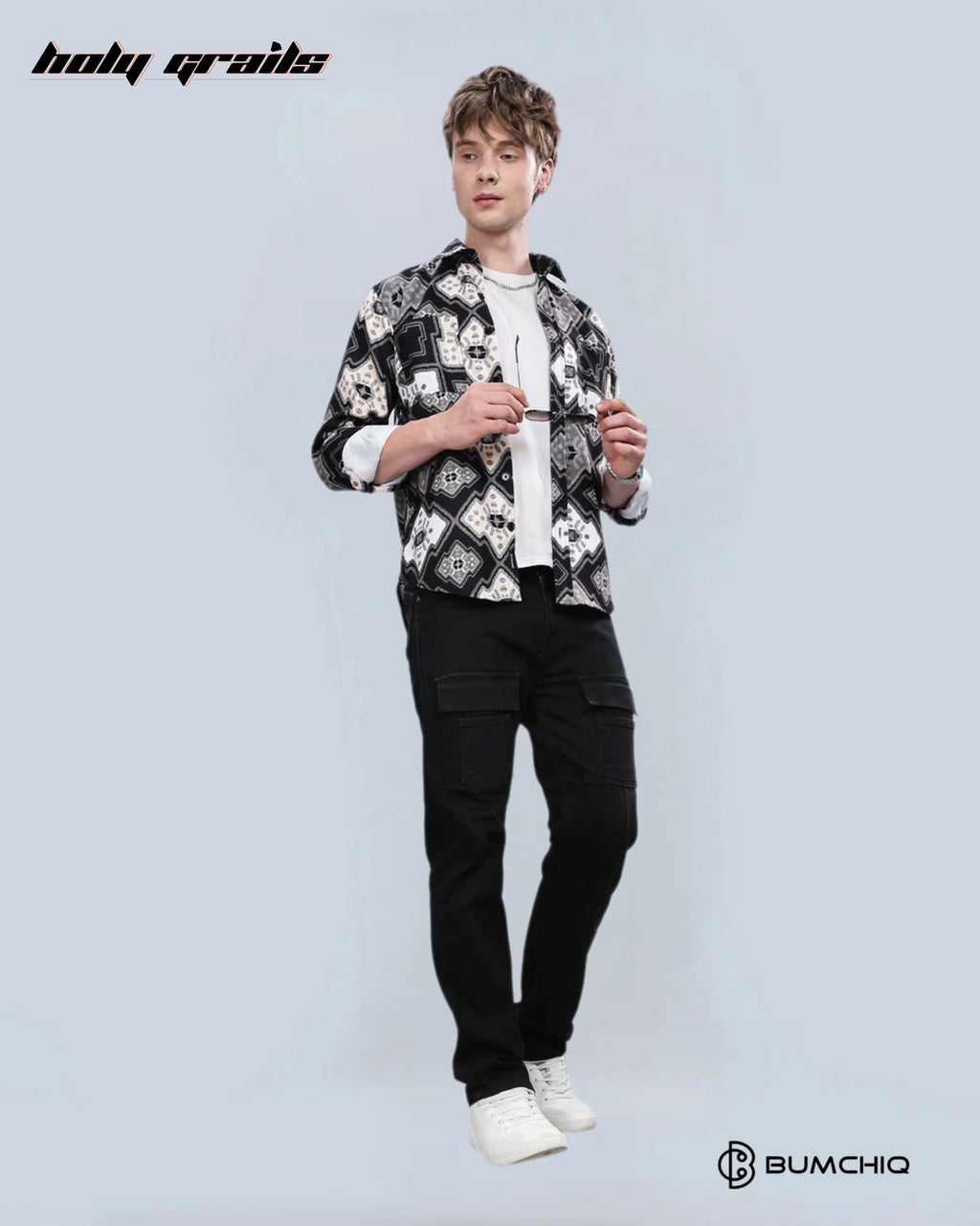 Enigmatic Brown Overshirt HG x Bumchiq