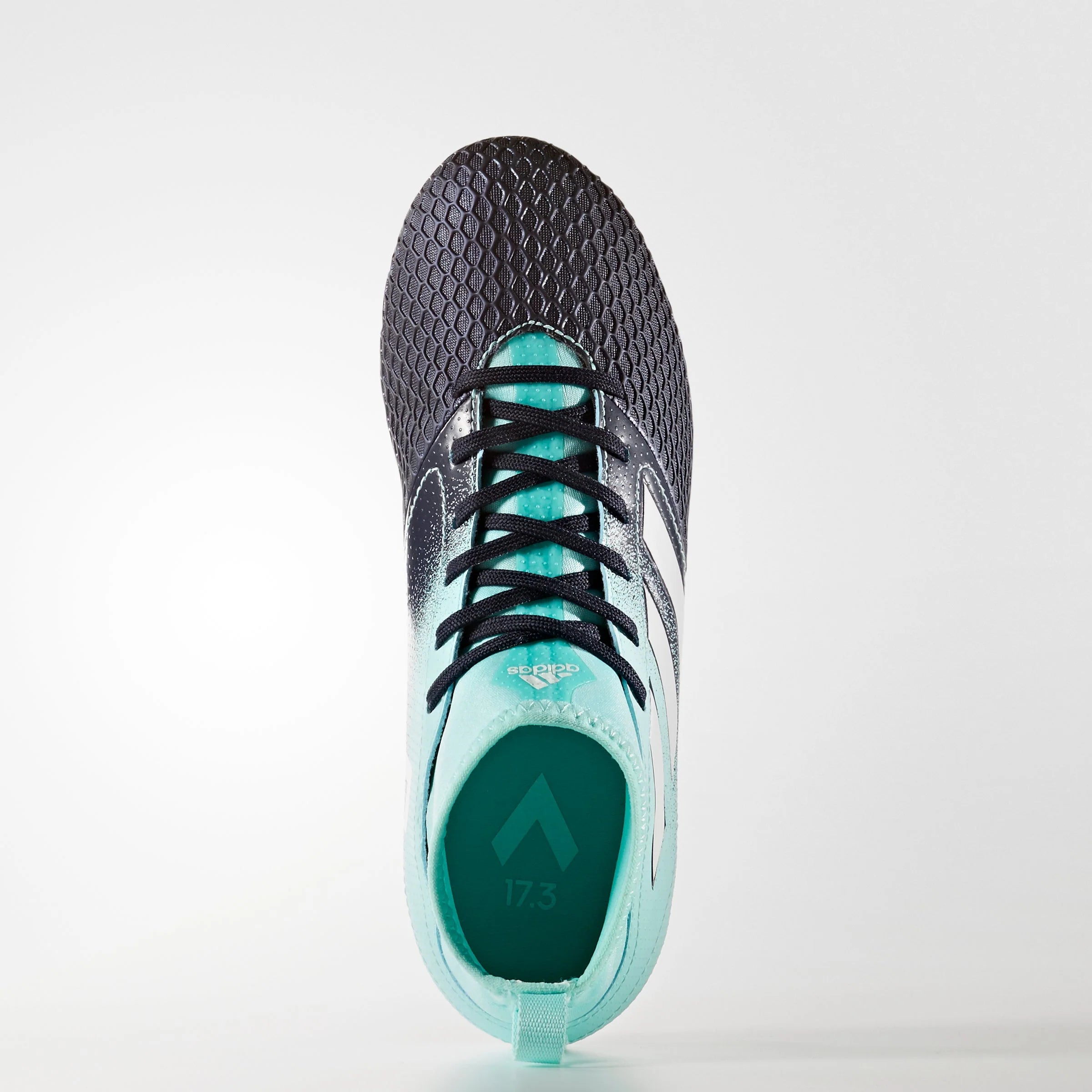 adidas ACE 173 FG J Youth Firm Ground Soccer Cleats Aqua White Legend Ink