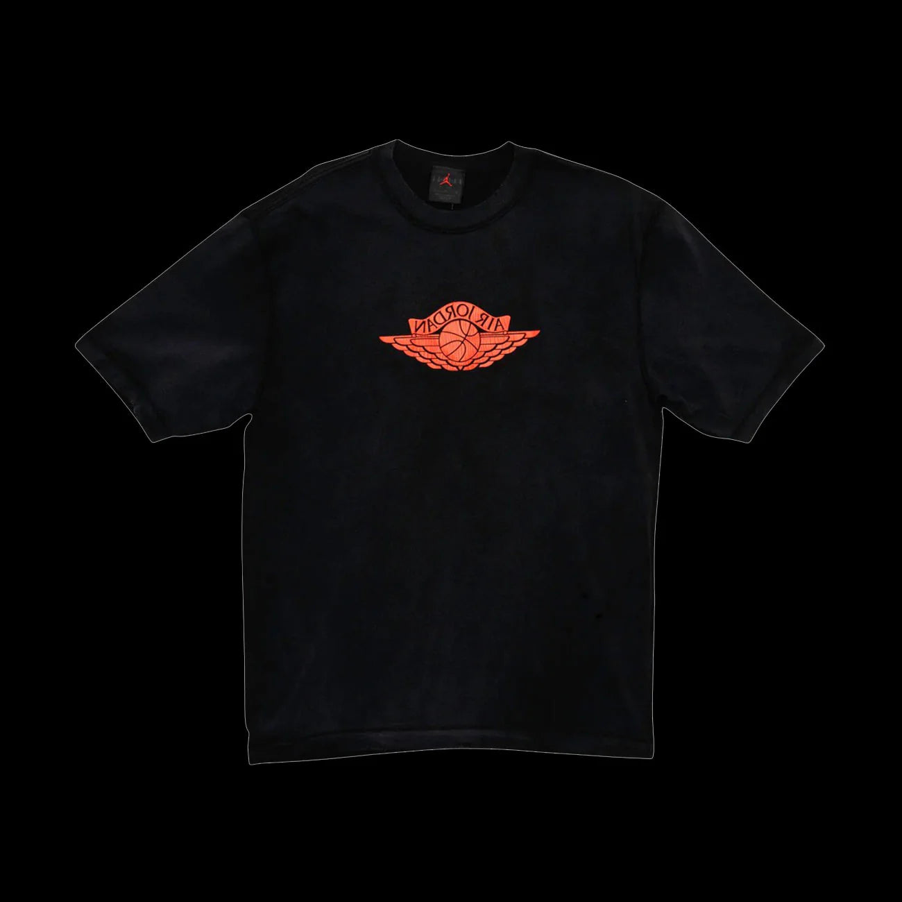 Jordan Rare Air T Shirt Black Chile Red