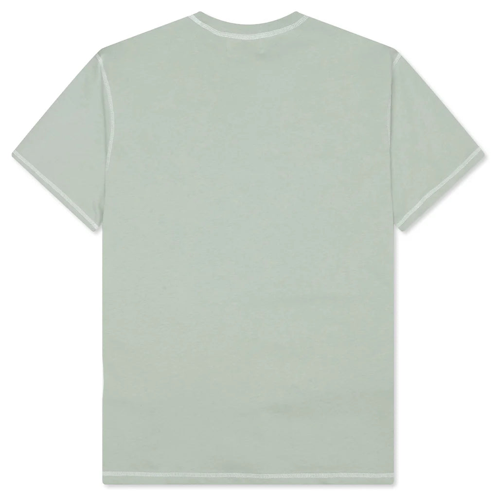 Wordmark Reverse Stitched T Shirt Sage