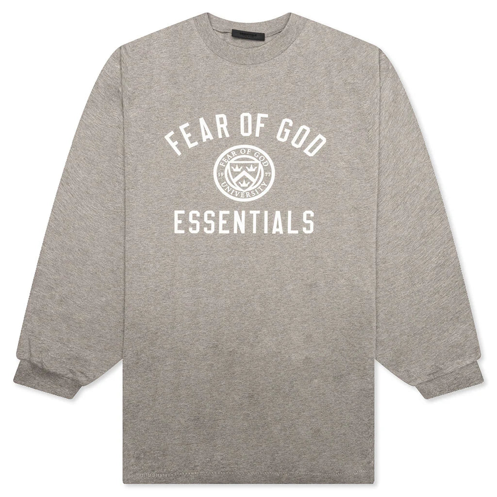 Jersey Long Sleeve Tee Heather Gray