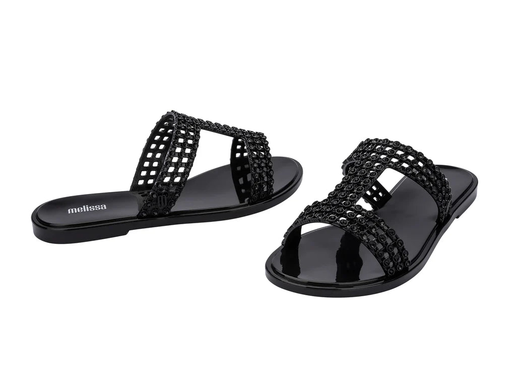 Sandalias Melissa Glowing Slide Negro para Mujer
