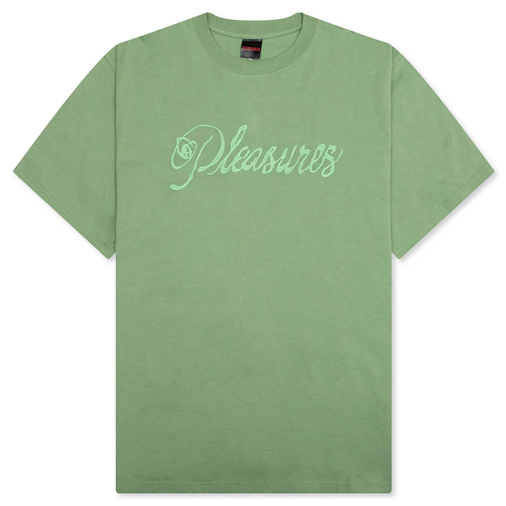 Scrawl T Shirt Matcha