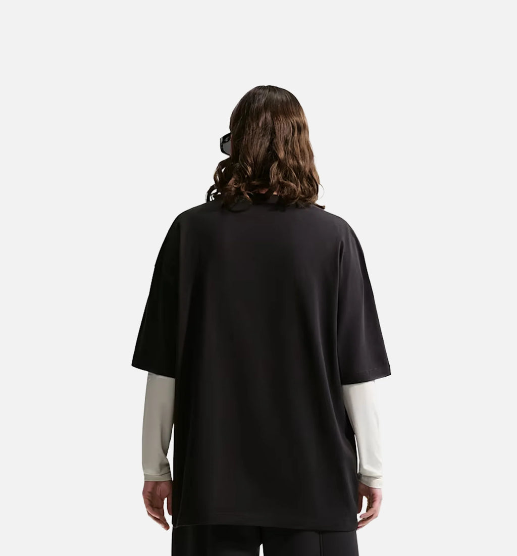 Sportswear Classic Oversized Womens Short Sleeve Shirt Black
