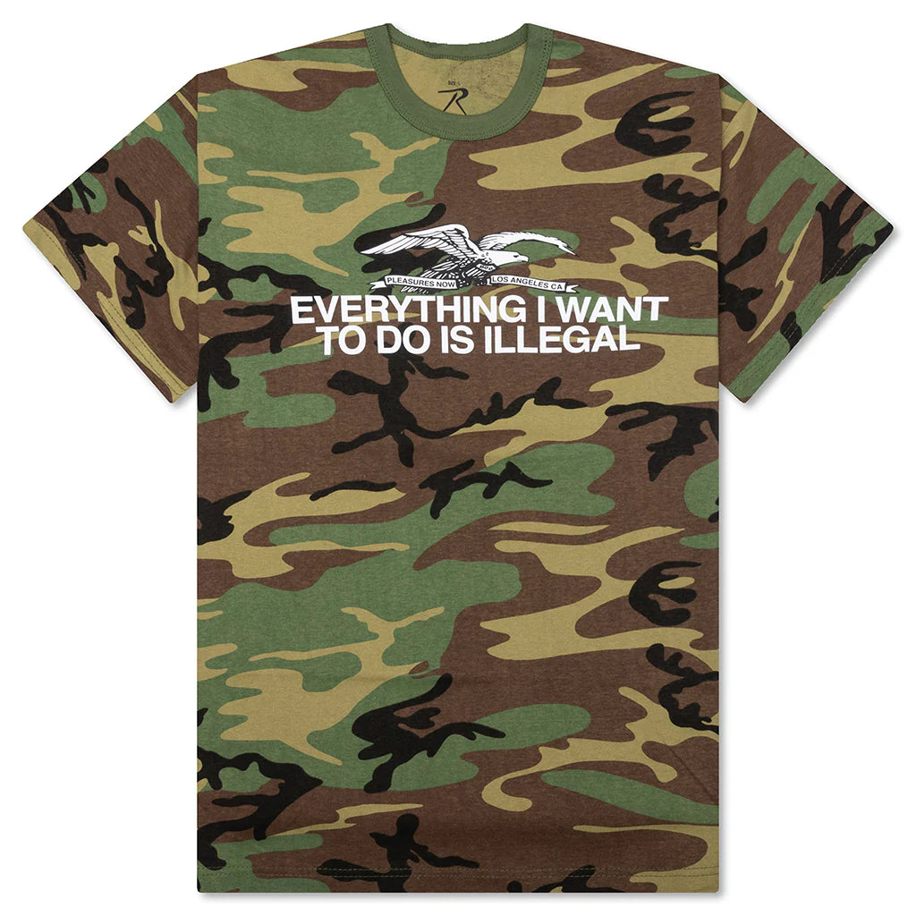 Illegal T Shirt Woodland