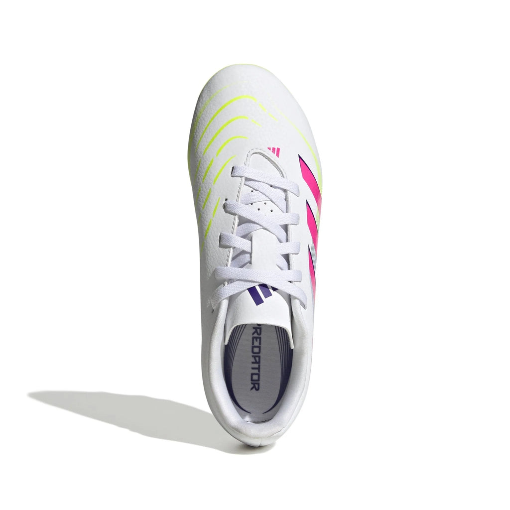 adidas Predator Club Firm Multi Ground Boots Junior White Pink