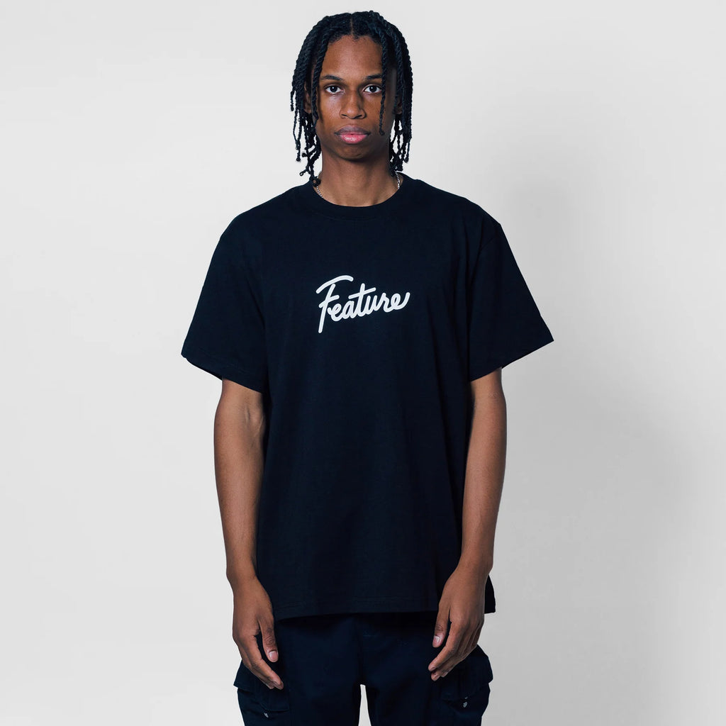 Script Tee Dark Green