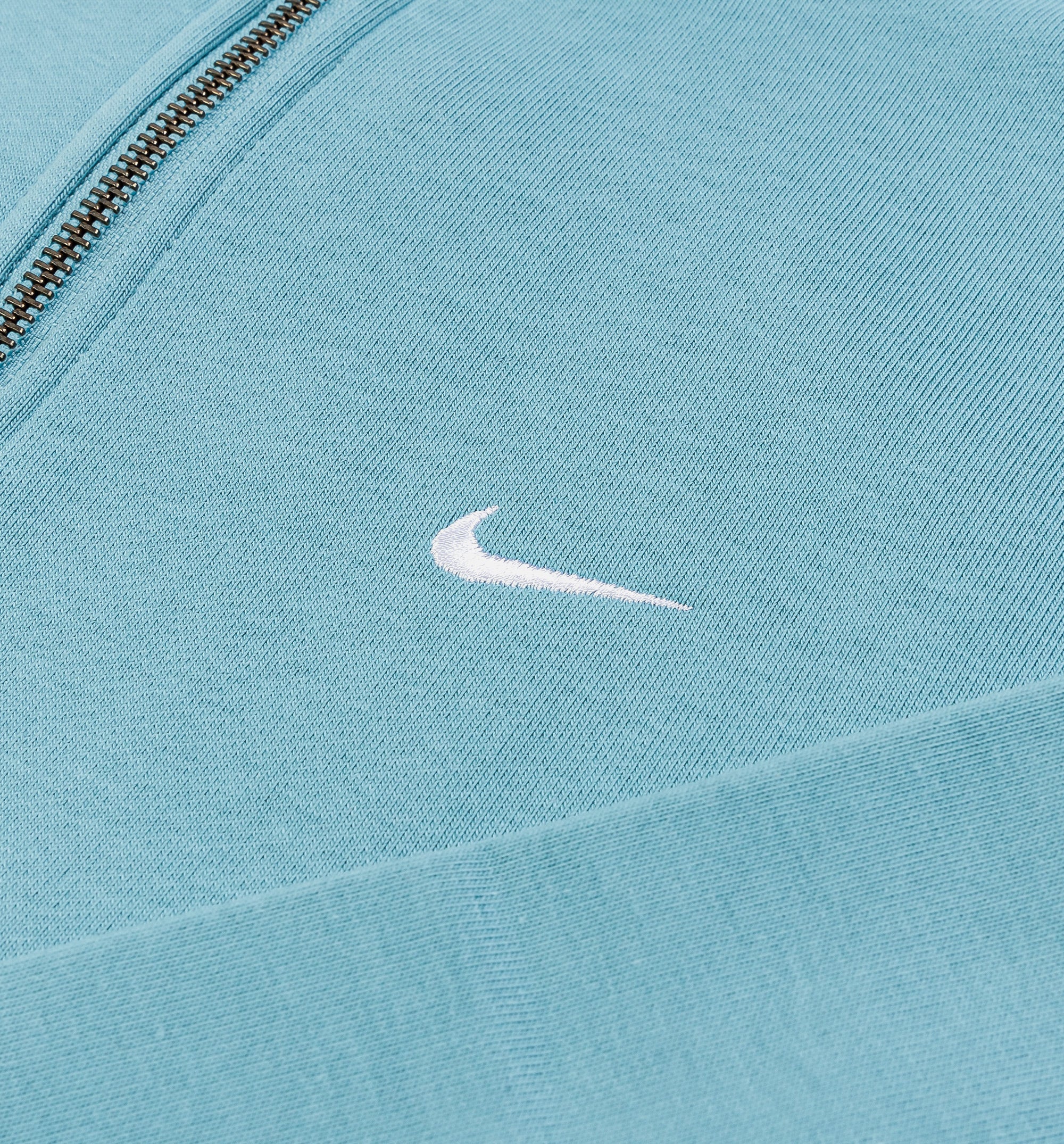Solo Swoosh Quarter Zip Mens Jacket Blue