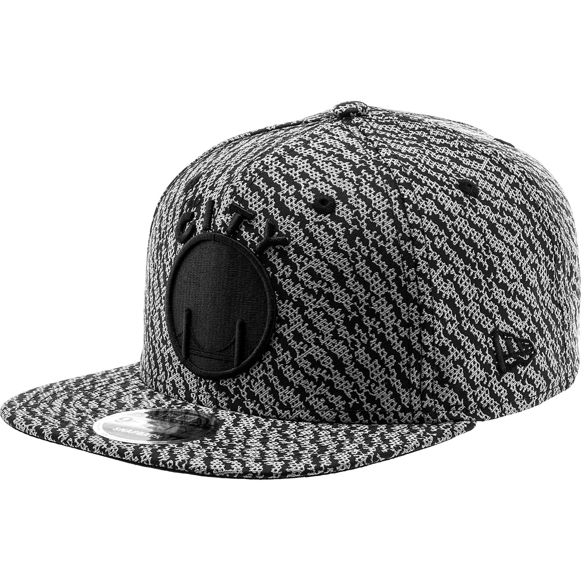 Golden State Warriors NBA Snapback Mens Black Light Grey