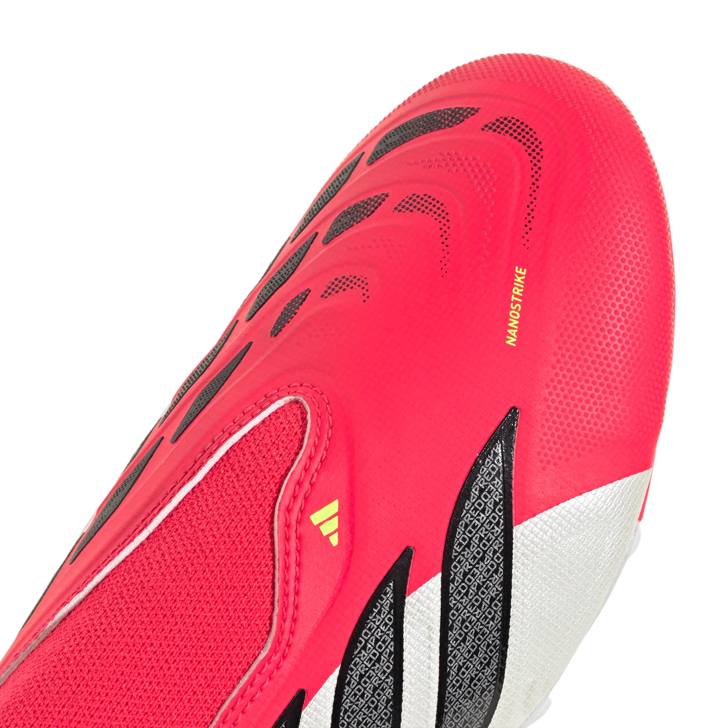 adidas Predator League Laceless FG Firm Ground Youth Soccer Cleats Red Black White