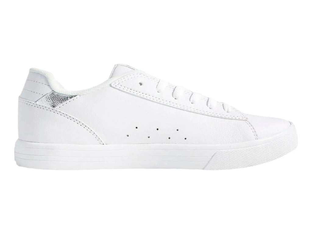 Tenis DC Shoes Notch SN MX Blanco y Plata para Mujer