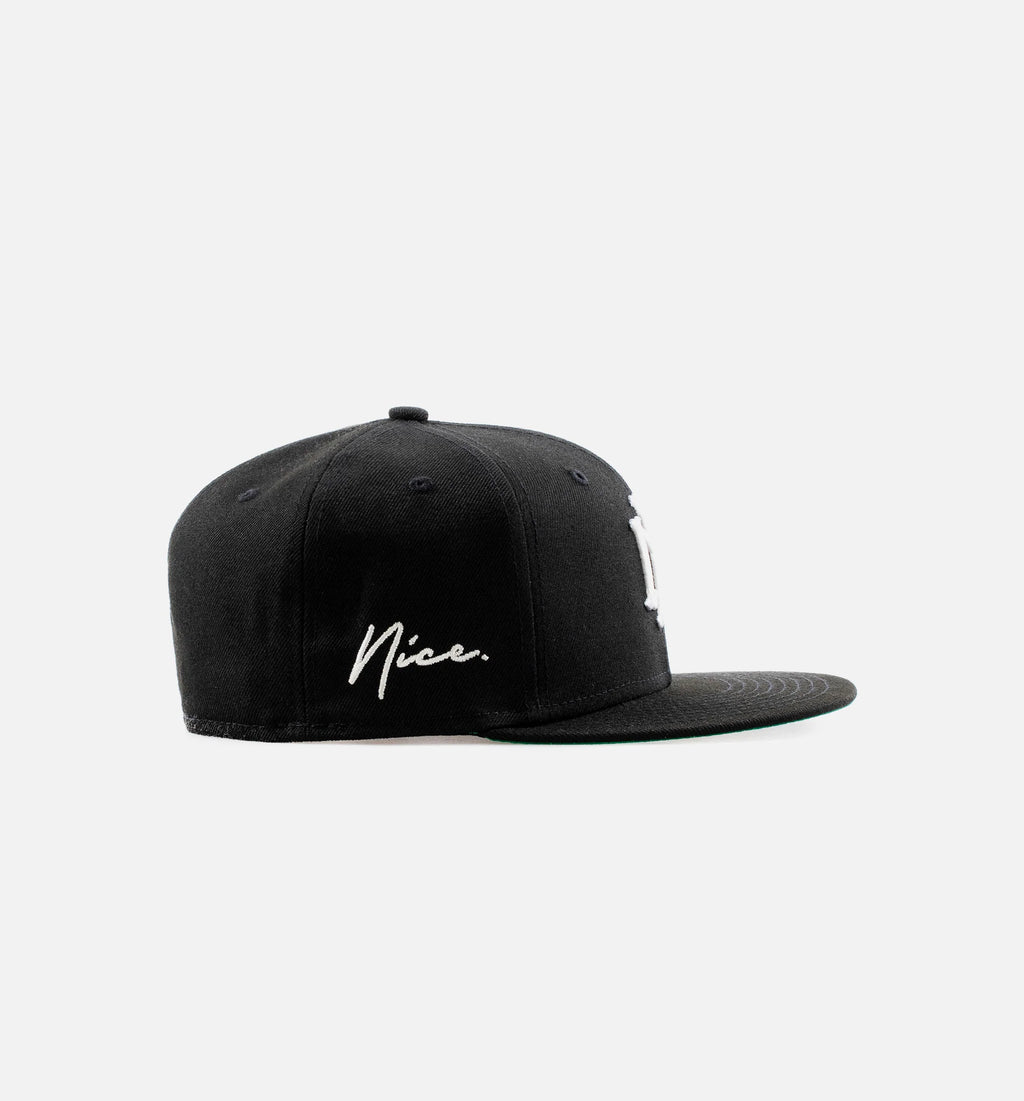 Nice Kicks x New Era Monogram 5950 Mens Hat Black