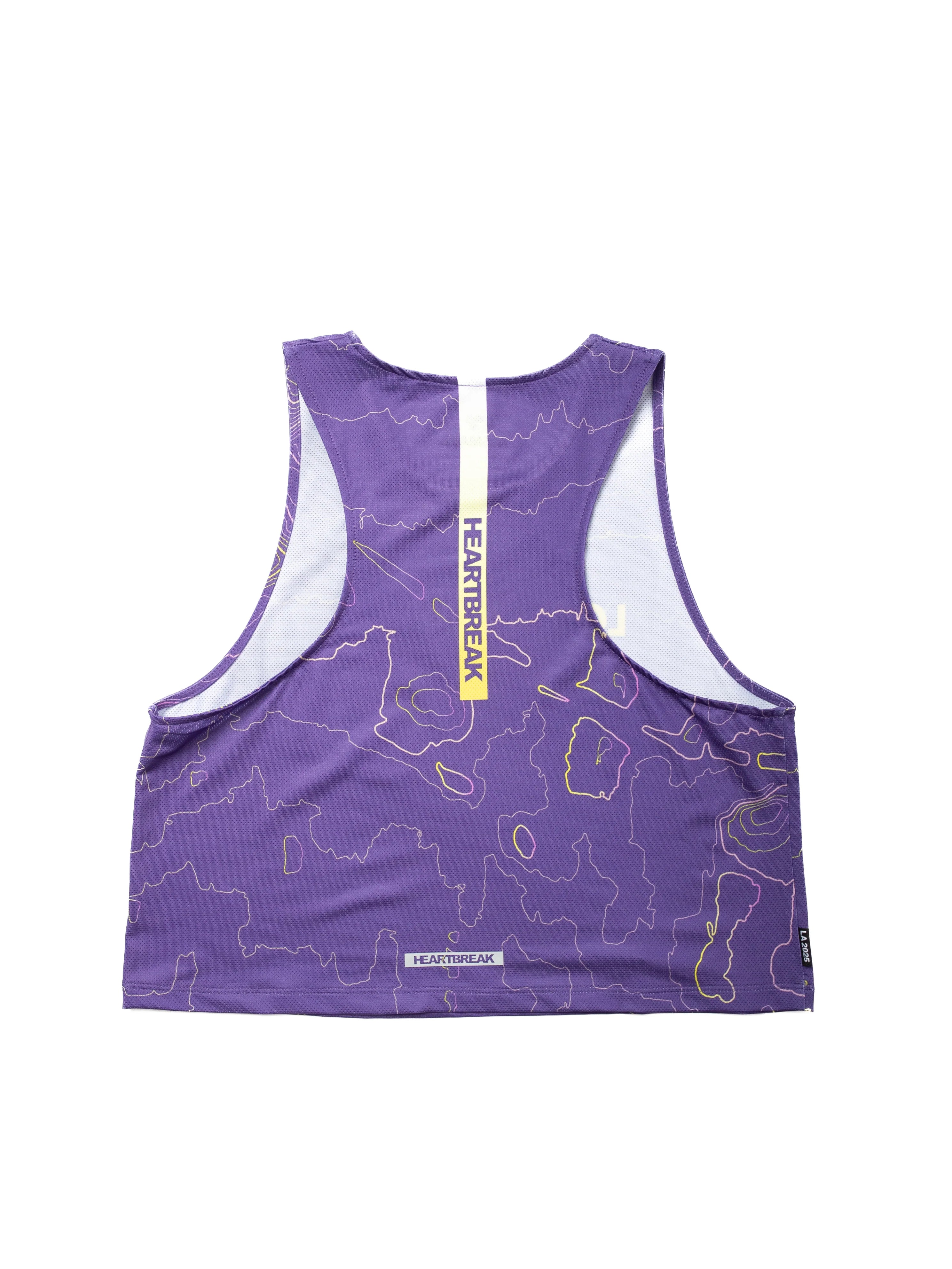 Heartbreak Womens Los Angeles Crop Singlet