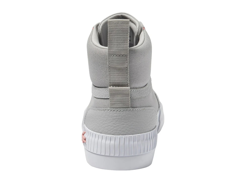 Tenis Lacoste L004 Mid Gris y Rosa para Mujer