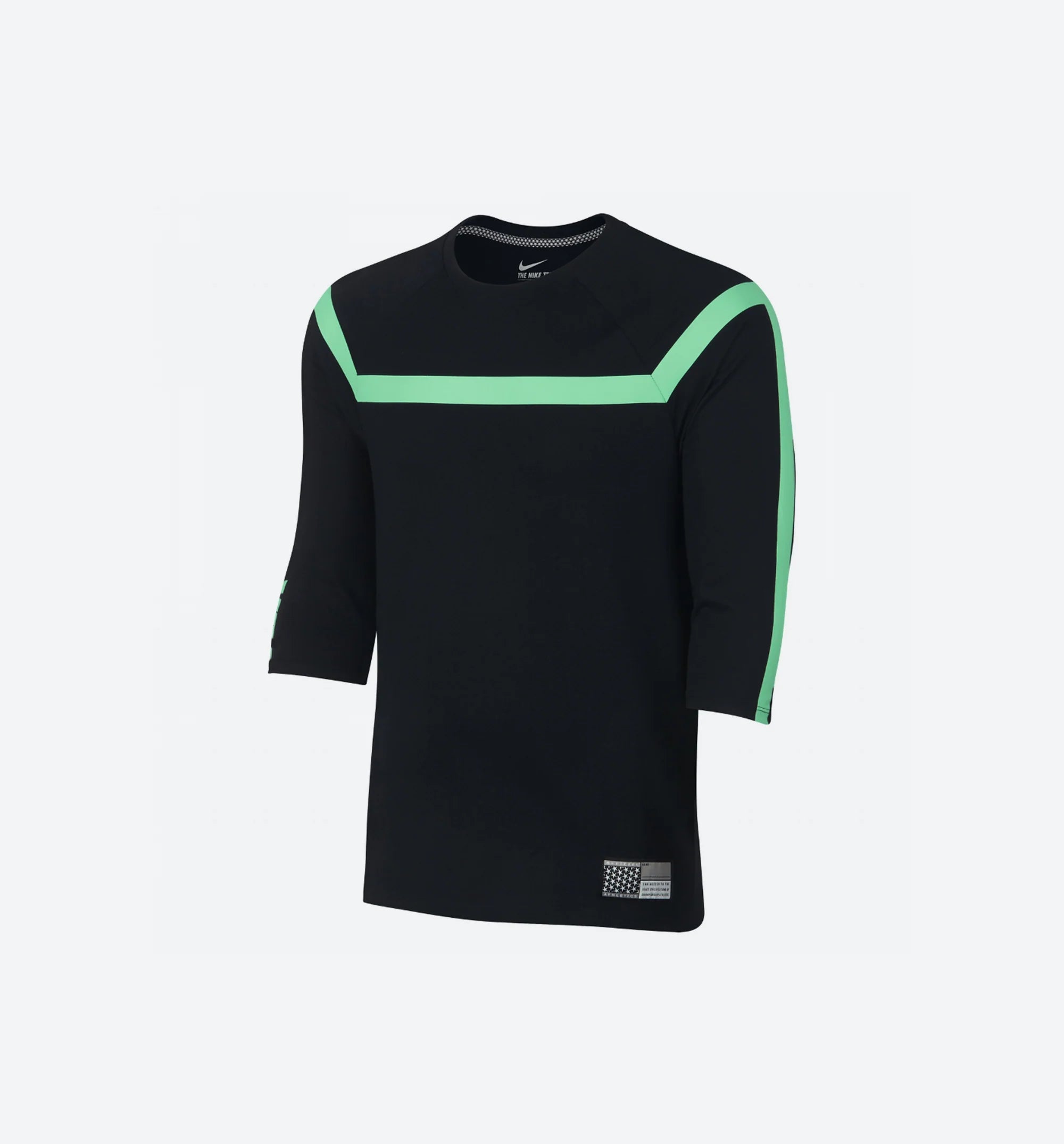 Qt Banned Bars 3 4 Shirt Mens T Shirt Black Teal