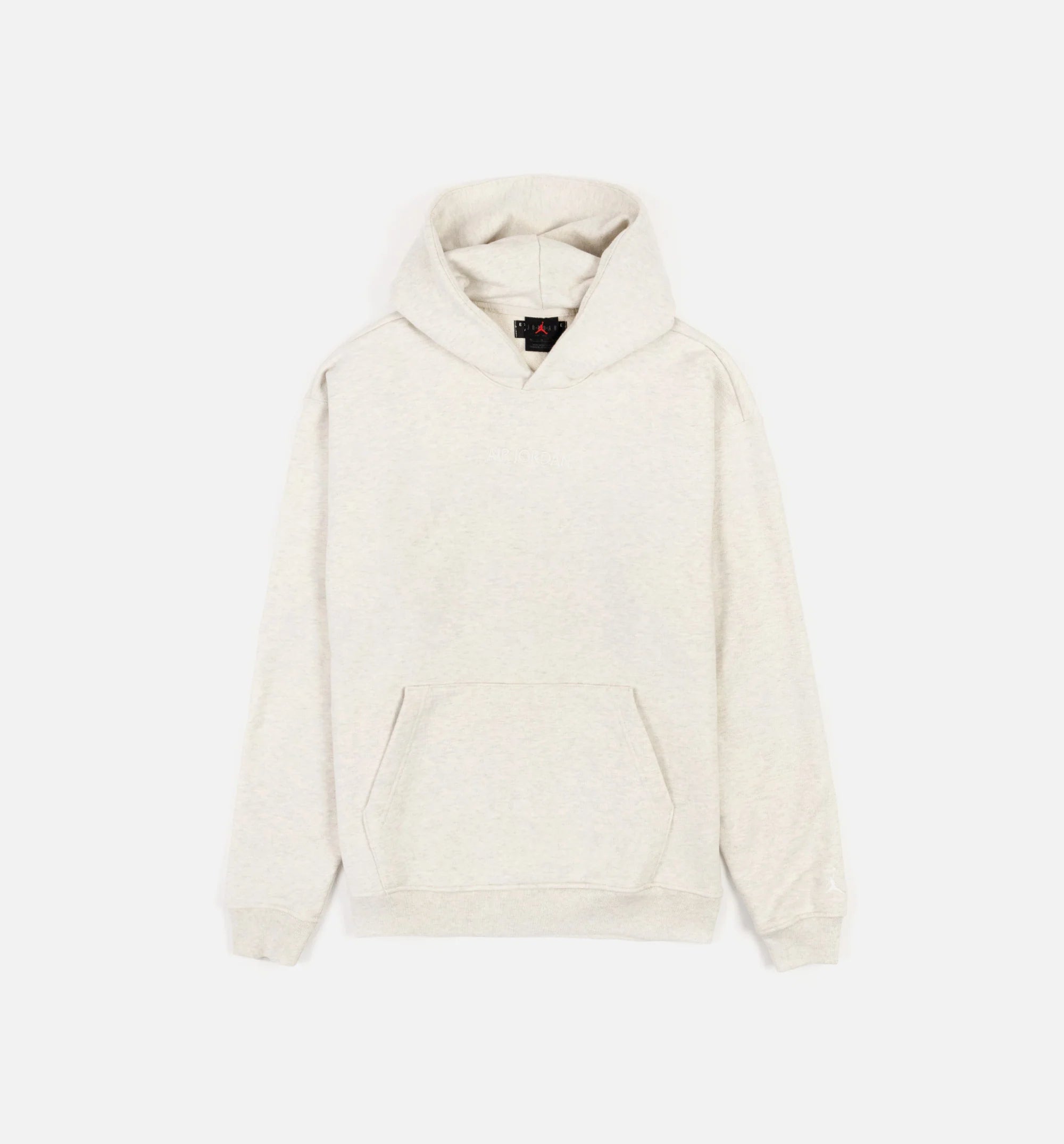 Wordmark Fleece Mens Hoodie Beige