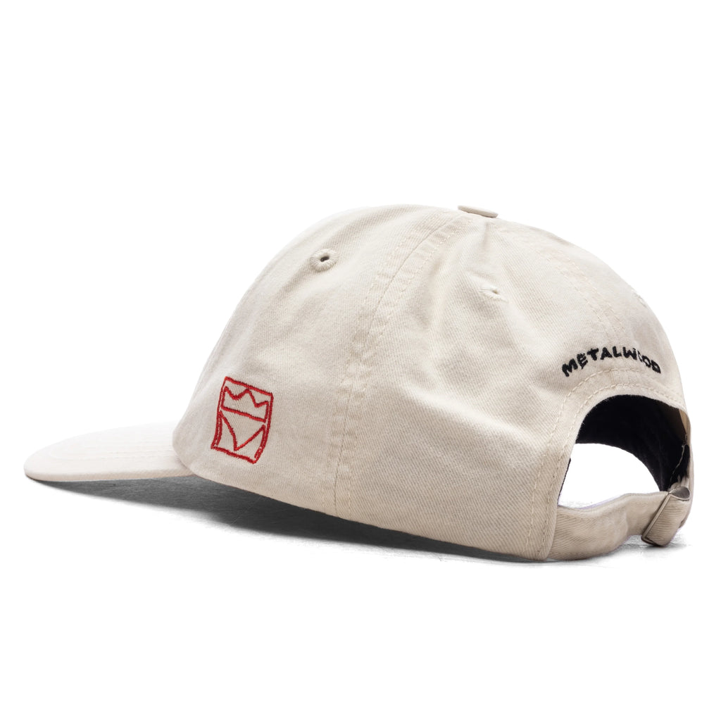 Tour Sponsor 6 Panel Strapback Hat Bone