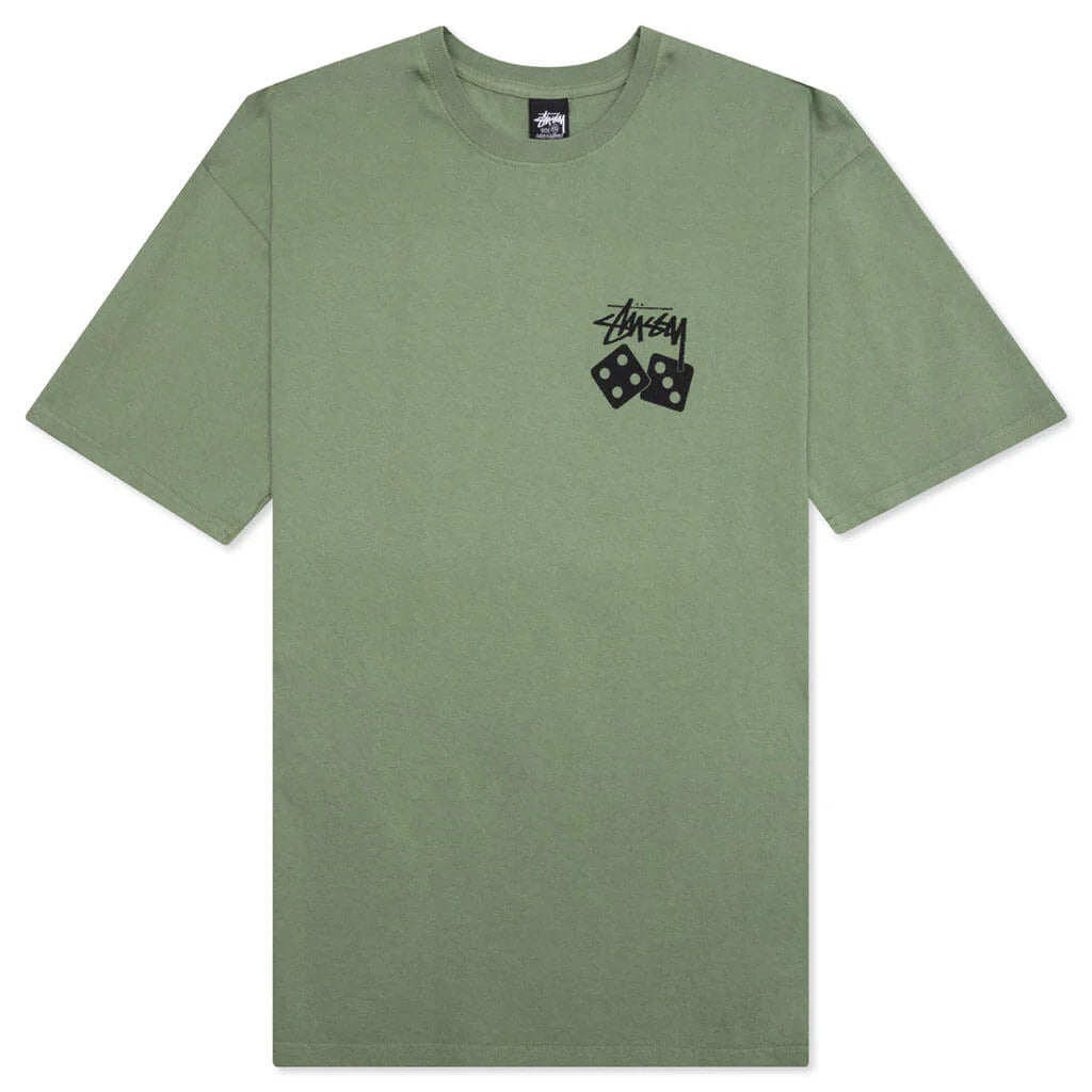 Dice Pigment Dyed Tee Artichoke