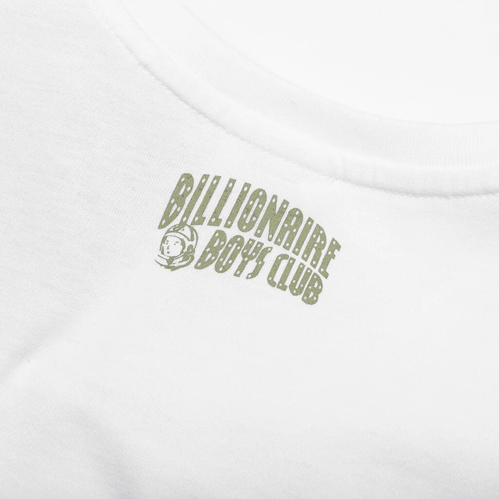 BB Helmet S S Tee White