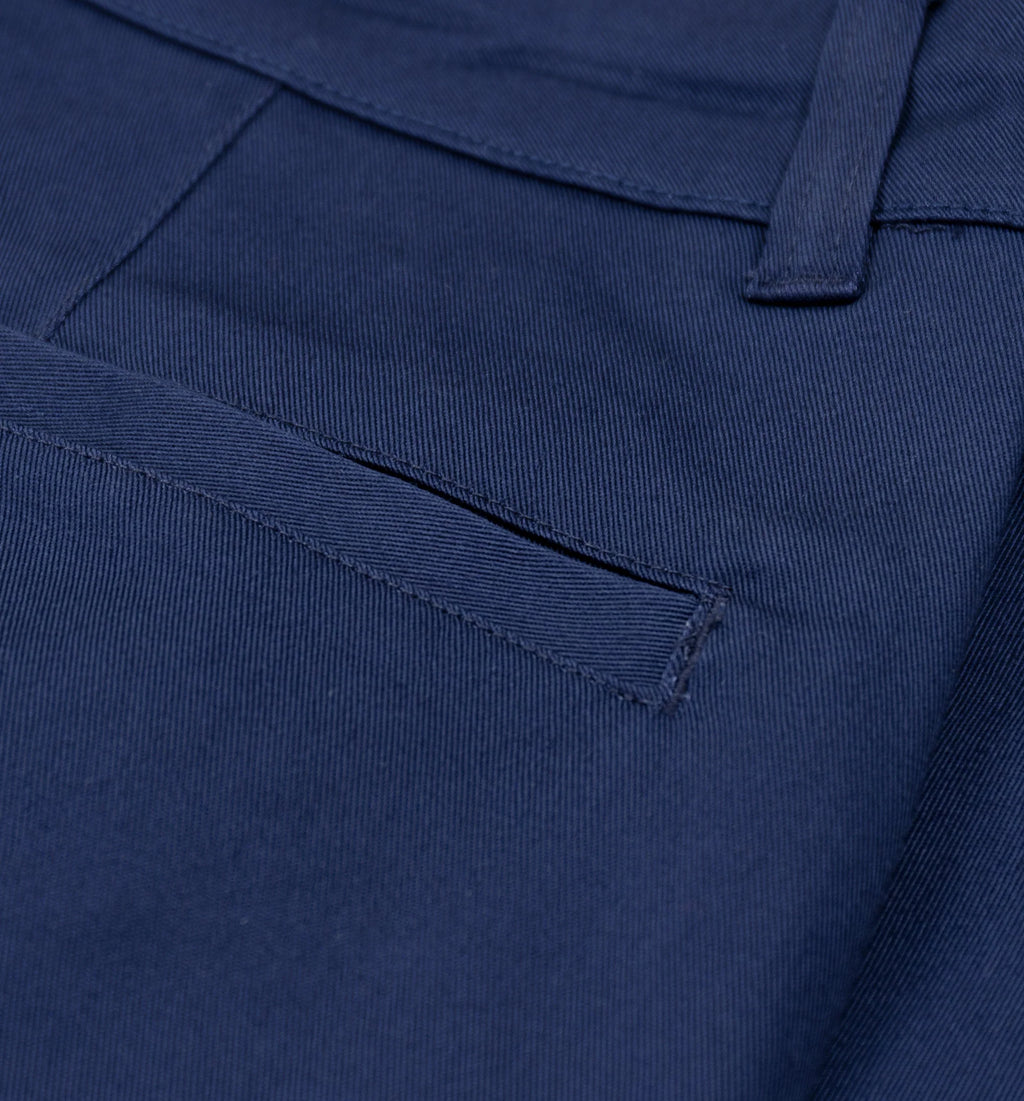 Unlined Cotton Chino Mens Pants Blue