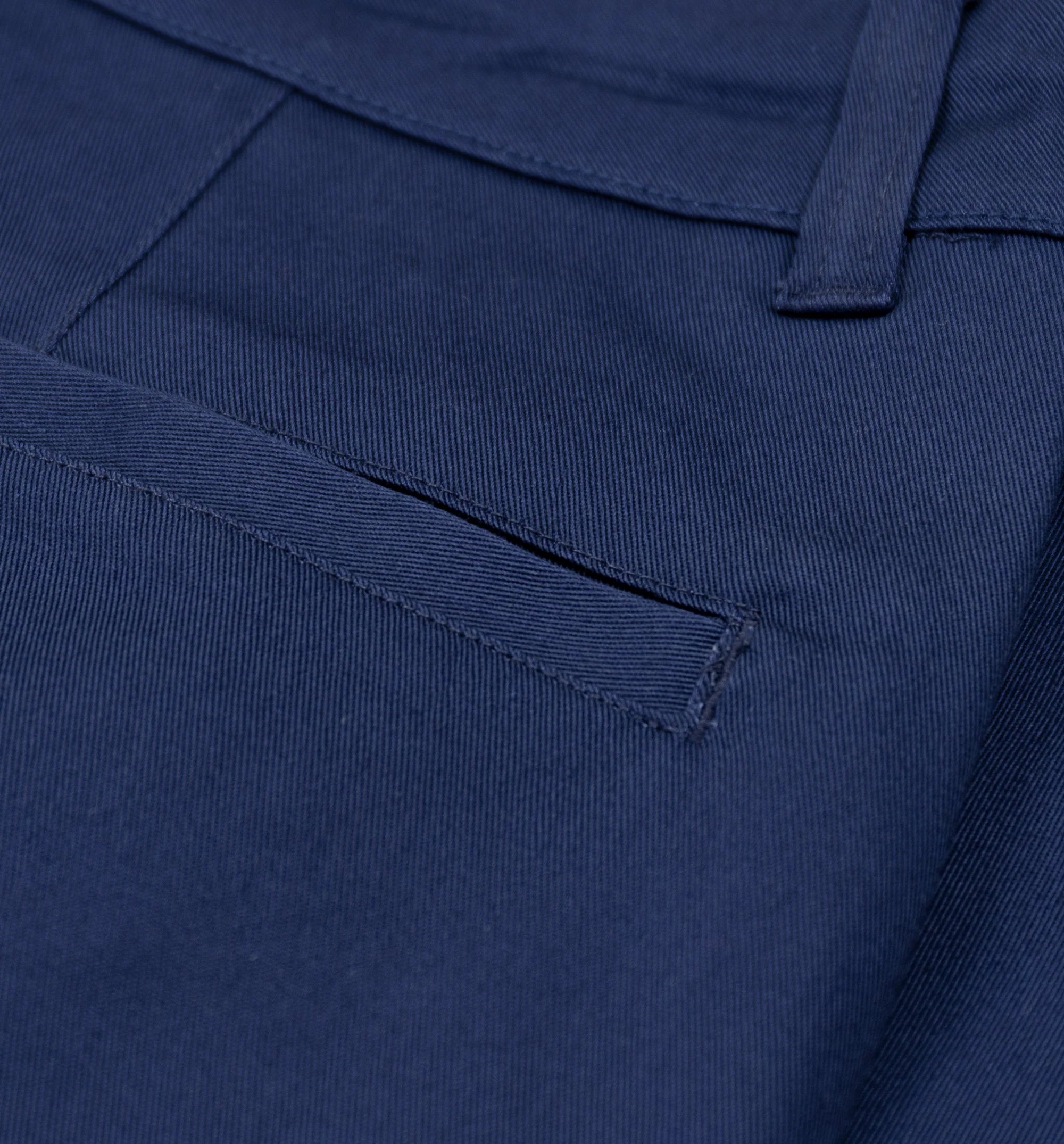 Unlined Cotton Chino Mens Pants Blue