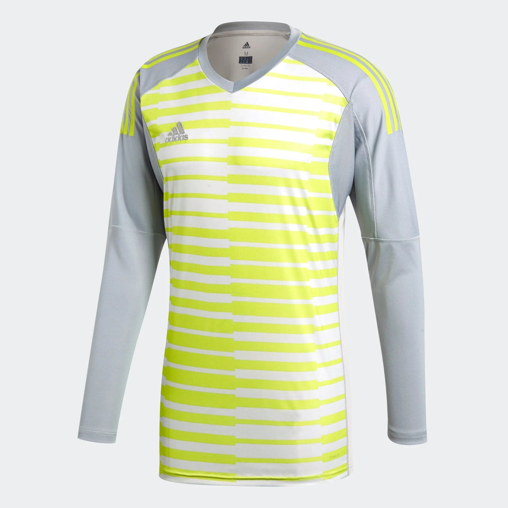 adidas Adipro 18 Goalkeeper Jersey Light Grey Grey One Semi Solar Yellow