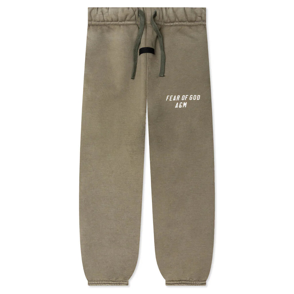 Kids Heavy Fleece Sweatpant Military