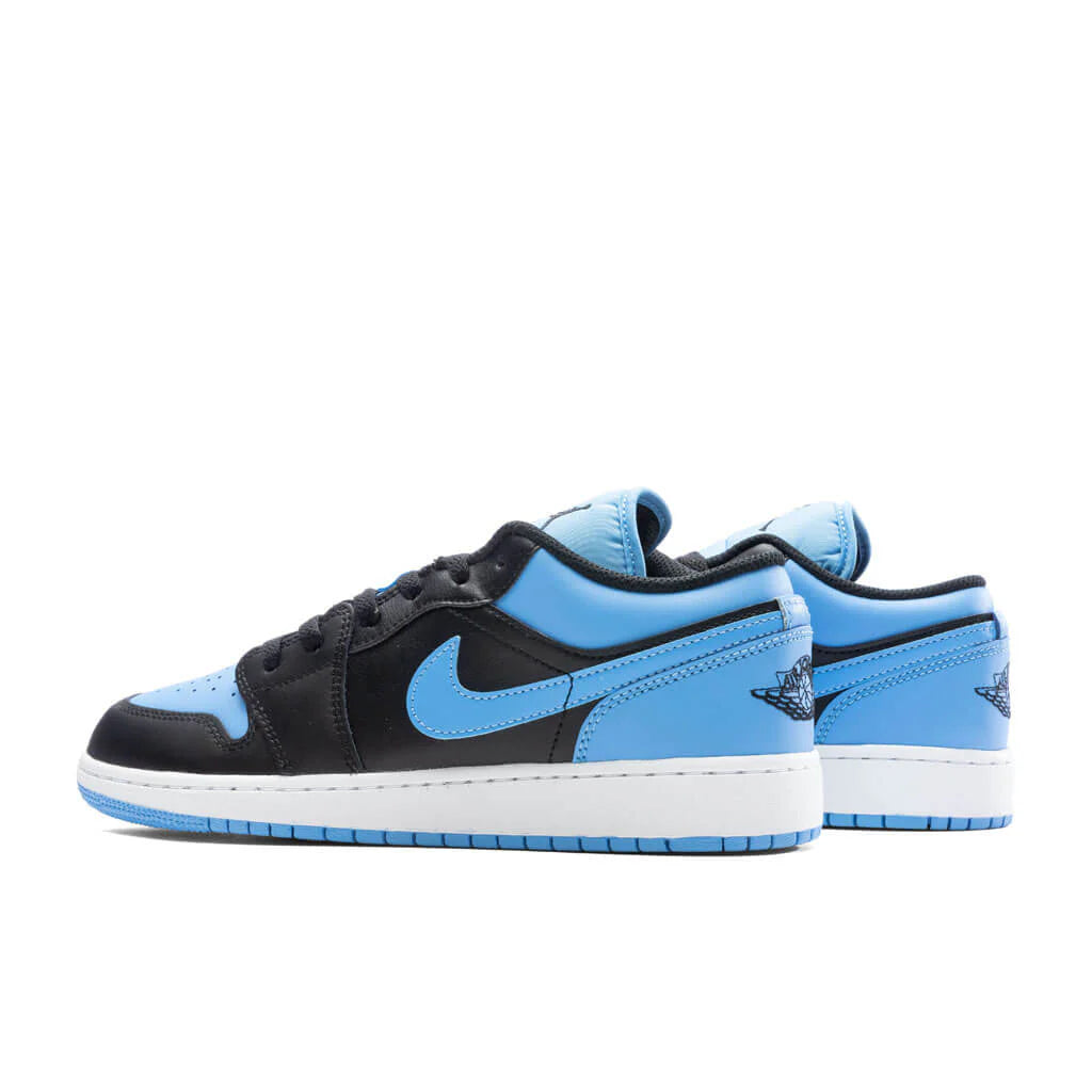Air Jordan 1 Low GS Black Black University Blue