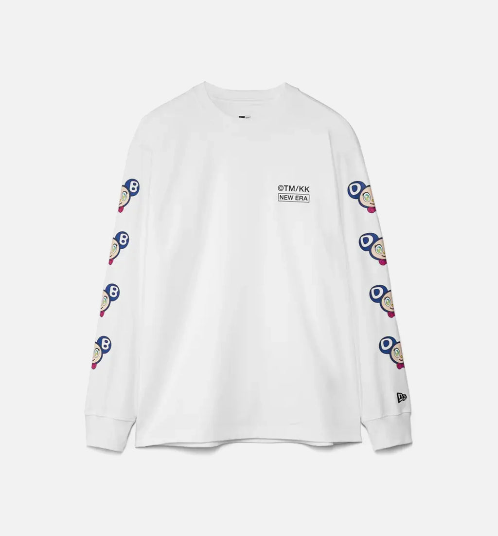 Takashi Murakami Dob Mens Long Sleeve Shirt White